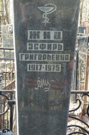 Жиц Эсфирь Григорьевна, Москва, Востряковское кладбище